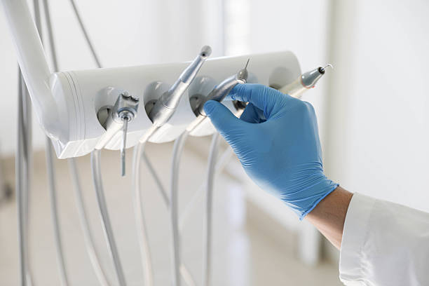 Professional Teeth Whitening technician working in Beach City, TX
